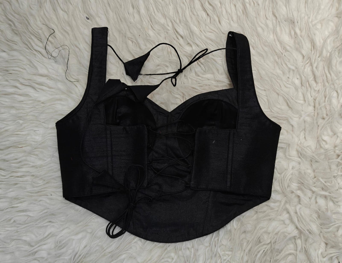 Silk Corset Top
