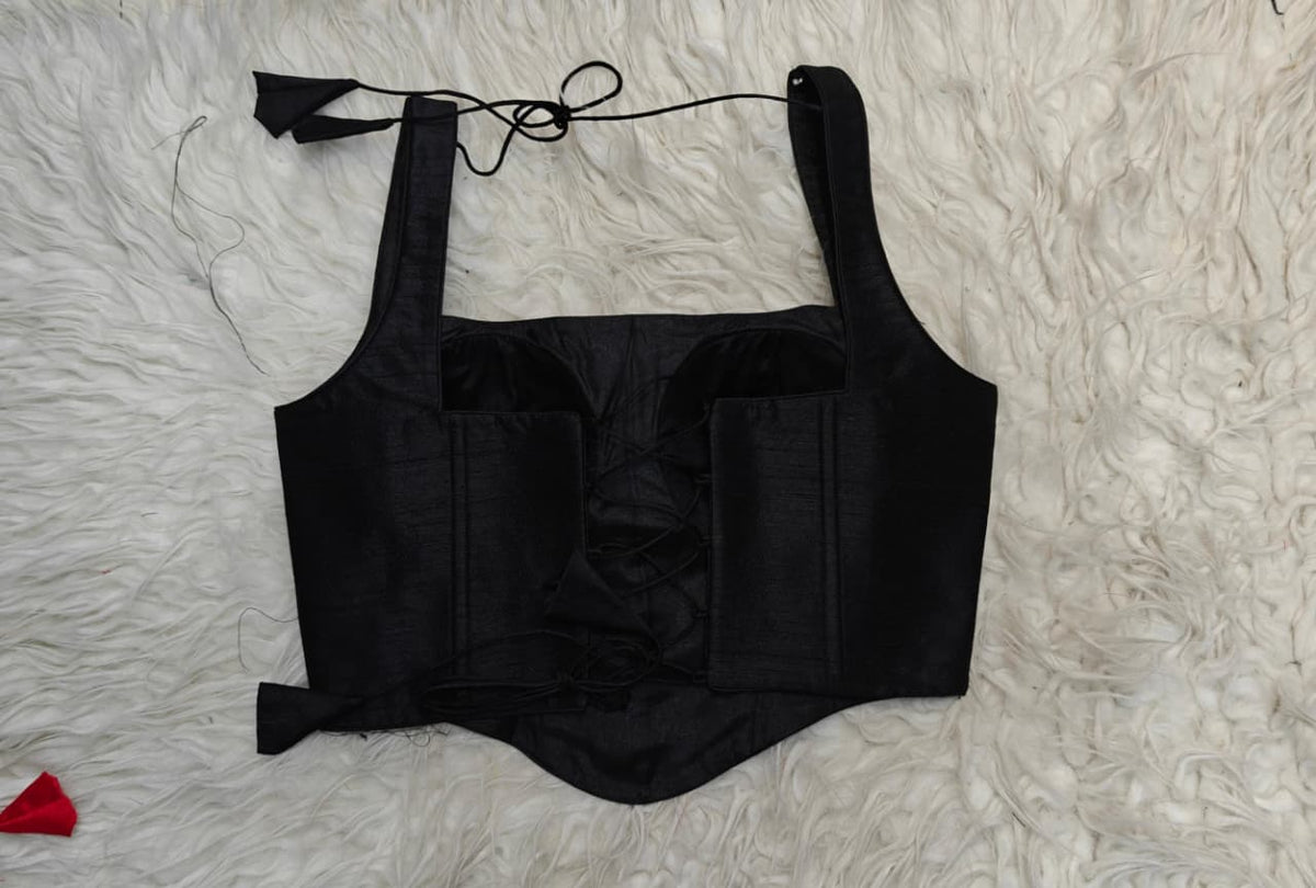 Silk Corset Top