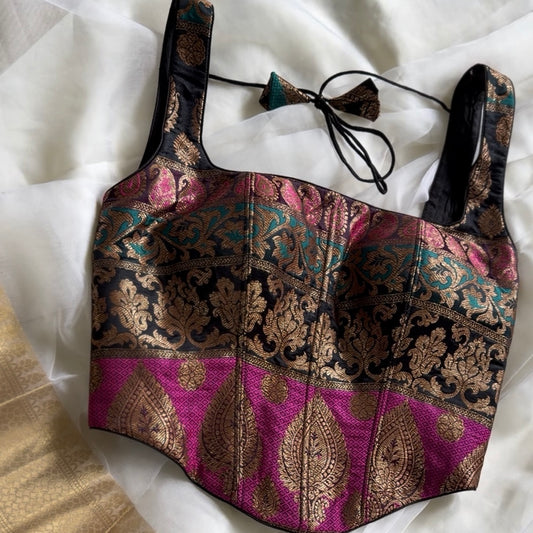 Brocade Corset Top