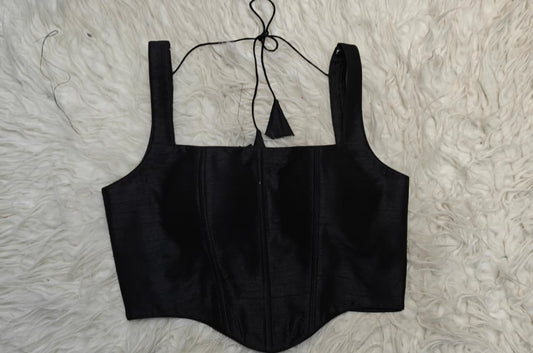 Silk Corset Top